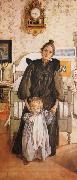 Carl Larsson Karin and Kersti France oil painting reproduction